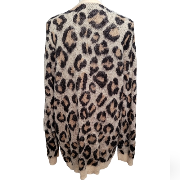 WITTY FOX | Printed Cardigan | Color: Leopard | Size: L - Picture 3 of 7